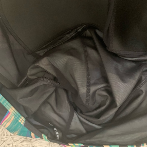 NWT Torrid Pretty Summer Leaves Black Mesh High Neck Swimsuit Size 2 2X 18 20 - Picture 8 of 9